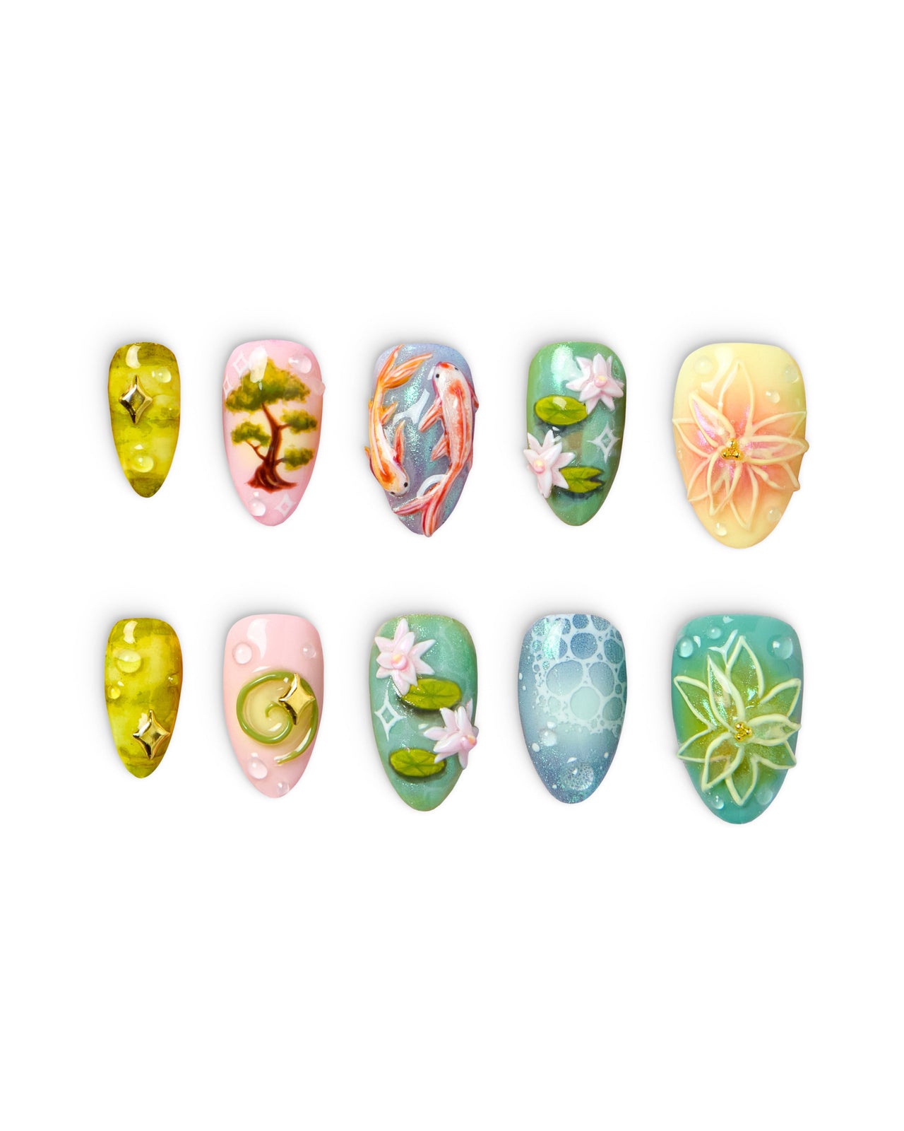 Lily Pad Nail Set