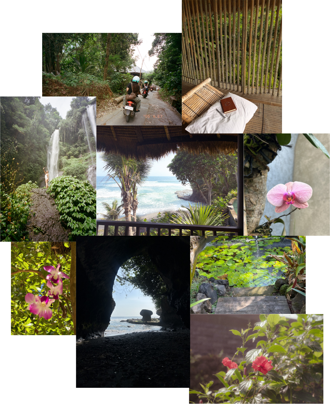 Bali inspiration collage