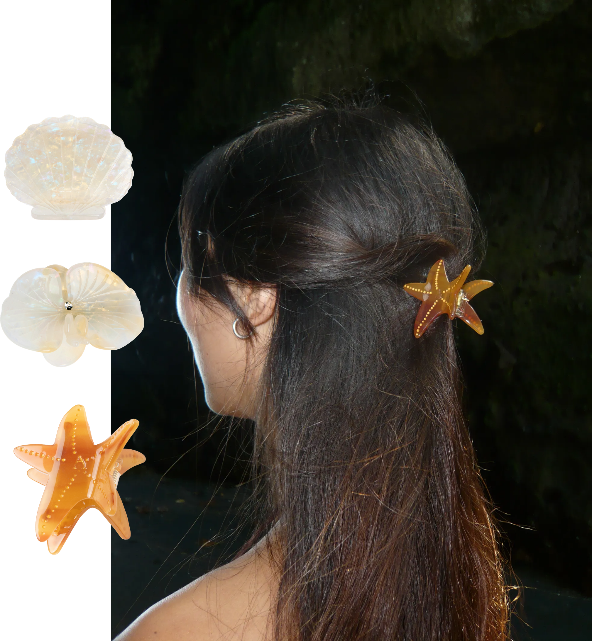 Essence trio hair clips
