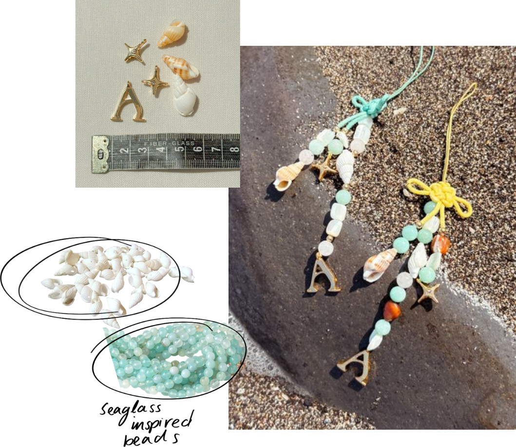 Seaglass charms