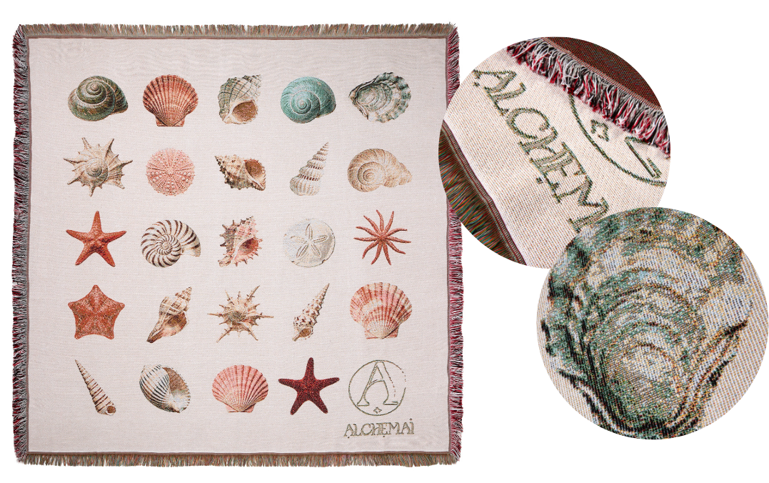 Seashell tapestry