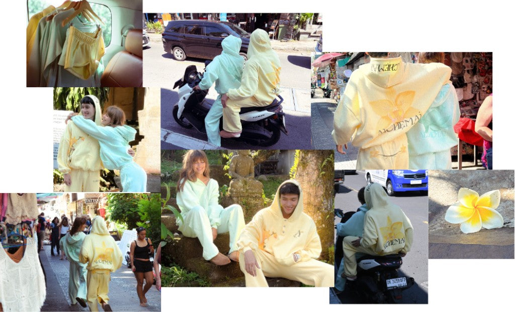 Ubud market shoot collage